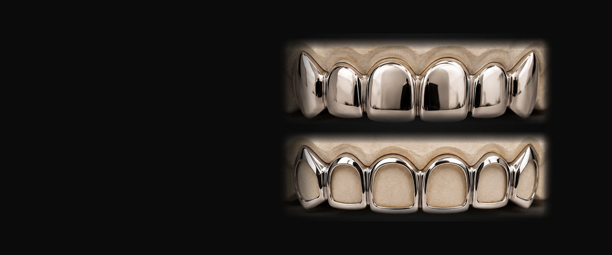 Custom Silver Grillz